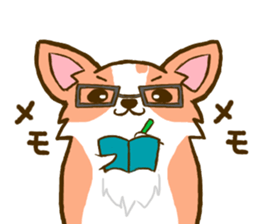 Naughty Corgi4 sticker #14945355