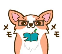 Naughty Corgi4 sticker #14945355