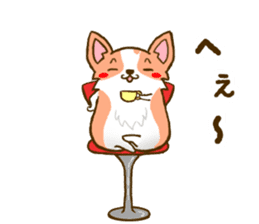 Naughty Corgi4 sticker #14945359