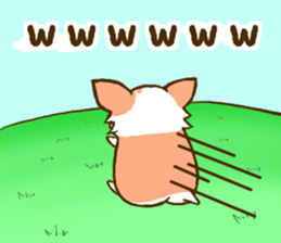 Naughty Corgi4 sticker #14945365