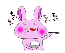 Rabbit of the wonderland 2 sticker #14945537