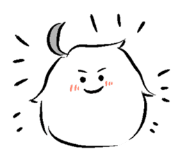 Fluffy creatures without names sticker #14945678