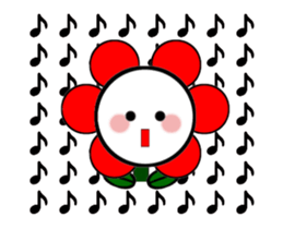 Moving flowers 1st sticker #14946276