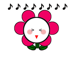 Moving flowers 1st sticker #14946277