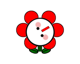 Moving flowers 1st sticker #14946281