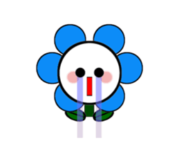 Moving flowers 1st sticker #14946287