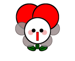 Moving flowers 1st sticker #14946289