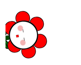 Moving flowers 1st sticker #14946292