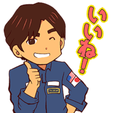 Taichi Yamazaki,Come on! in the space sticker #14947406