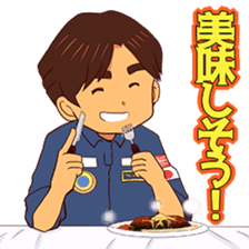 Taichi Yamazaki,Come on! in the space sticker #14947409