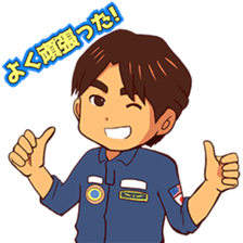 Taichi Yamazaki,Come on! in the space sticker #14947417