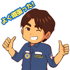Taichi Yamazaki,Come on! in the space sticker #14947417