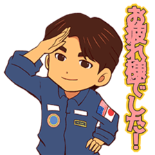 Taichi Yamazaki,Come on! in the space sticker #14947426