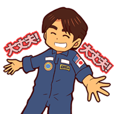 Taichi Yamazaki,Come on! in the space sticker #14947443