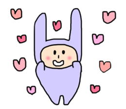 free-spirited rabbits sticker #14948177