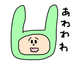 free-spirited rabbits sticker #14948189