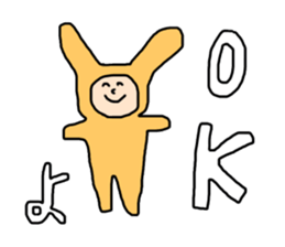 free-spirited rabbits sticker #14948194