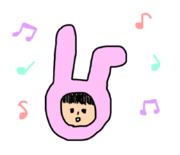 free-spirited rabbits sticker #14948195