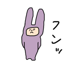 free-spirited rabbits sticker #14948197