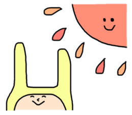 free-spirited rabbits sticker #14948198