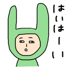 free-spirited rabbits sticker #14948205