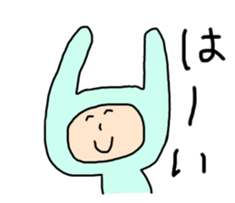 free-spirited rabbits sticker #14948206