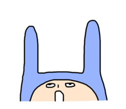 free-spirited rabbits sticker #14948208