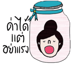 Pim in the bottle, in January sticker #14948494