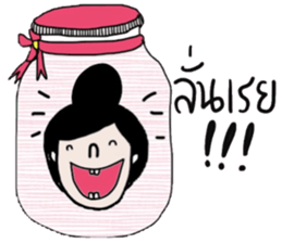 Pim in the bottle, in January sticker #14948501