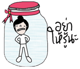 Pim in the bottle, in January sticker #14948503