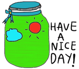 Pim in the bottle, in January sticker #14948518