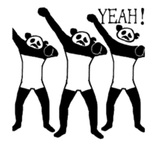 *excitement!!* Dancing Zombie Panda (En) sticker #14948529