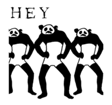 *excitement!!* Dancing Zombie Panda (En) sticker #14948533