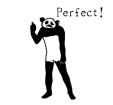 *excitement!!* Dancing Zombie Panda (En) sticker #14948537