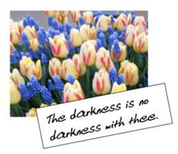 flowers with love greeting card sticker #14948798