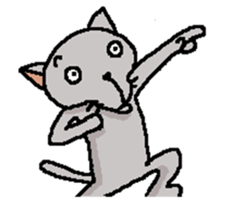 He is a cat named Gal 12 sticker #14948913