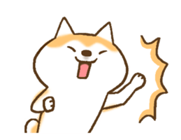 Shiba Inu Dog Shinbe 3 sticker #14949317