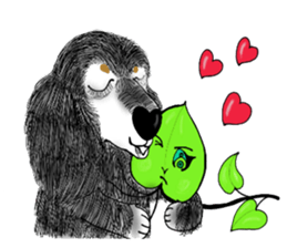 Dialogue with the leaves sticker #14949759