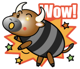 buffalo-boy sticker #14951352