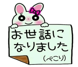 Very convenient! Very simple!7[Rabbit] sticker #14951682