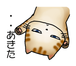 It is a clumsy cat. sticker #14951706