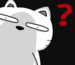 Arrogant cat 7-New Year congratulations sticker #14952481