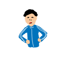 Invisible colour person sticker #14952556
