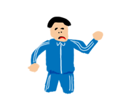 Invisible colour person sticker #14952560