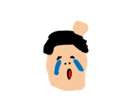 Invisible colour person sticker #14952571