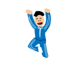 Invisible colour person sticker #14952580