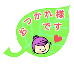 Sticker of girl and dog and cat 2 sticker #14952601