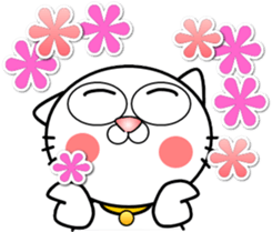 Cat that can be used everyday sticker-3 sticker #14953645