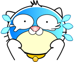 Cat that can be used everyday sticker-3 sticker #14953647