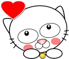 Cat that can be used everyday sticker-3 sticker #14953649